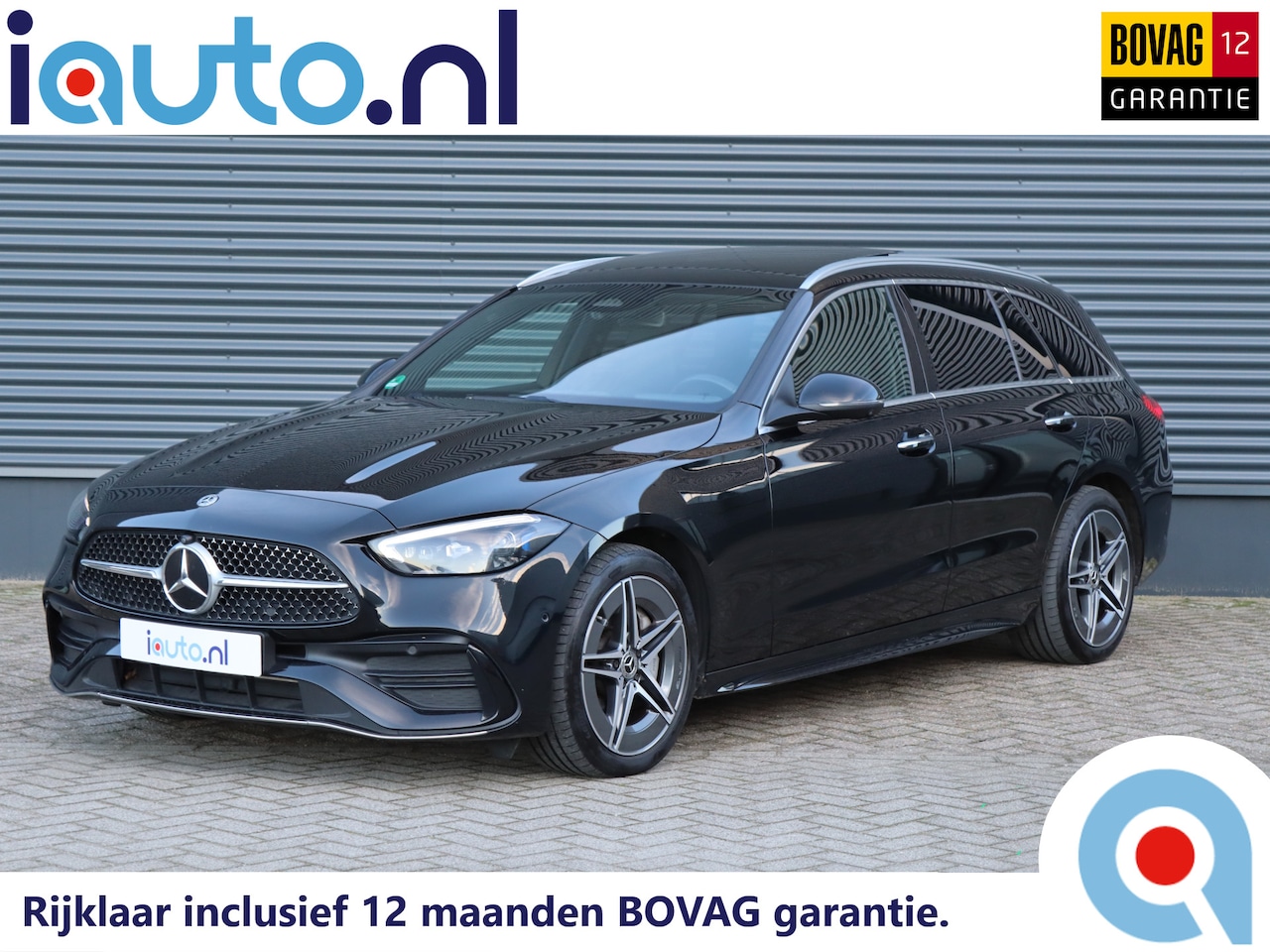 Mercedes-Benz C-klasse Estate - 300 e AMG Line Pano/Leder/360/Head-up/Elek. stoelen+mem/Sfeer/Trekhaak wegkl. - AutoWereld.nl