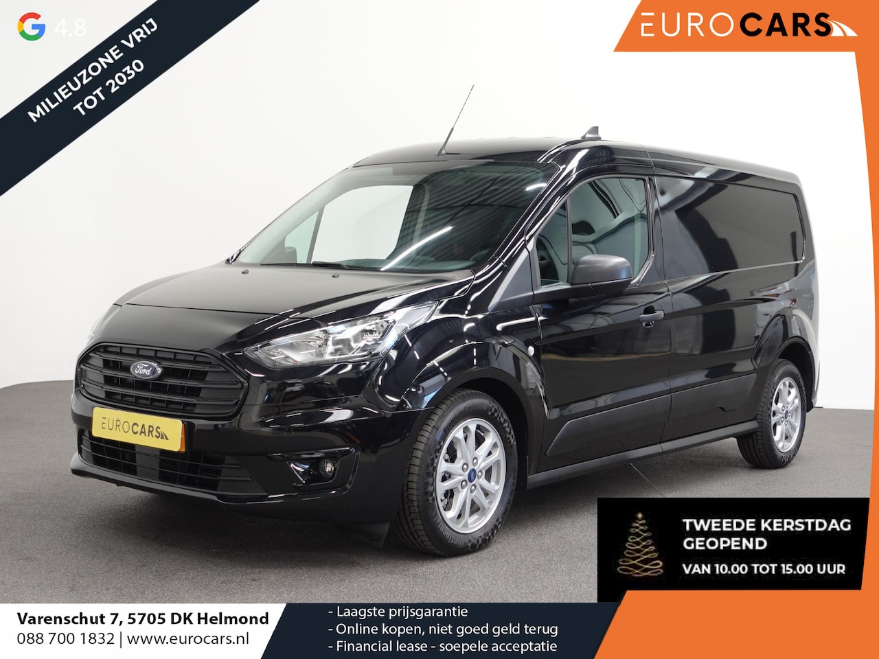 Ford Transit Connect - 1.5 EcoBlue Aut. L2 Trend |Navi|Airco|PDC A|Cruise Control|3Zits|Camera|DAB+ - AutoWereld.nl