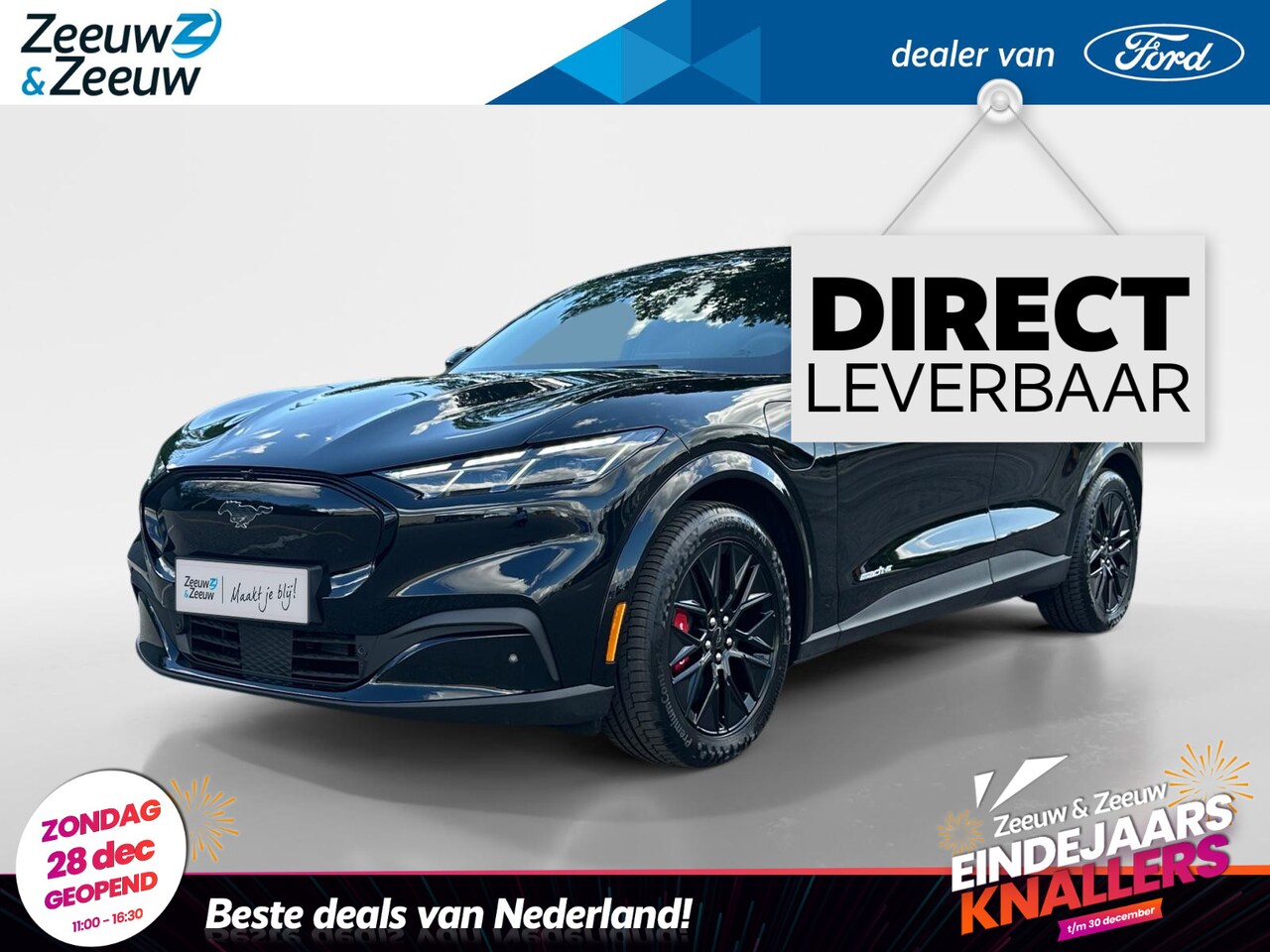 Ford Mustang Mach-E - Extended Premium RWD 88 kWh | Uit Voorraad Leverbaar | Prijs Inclusief 1000 Euro Ford Voor - AutoWereld.nl