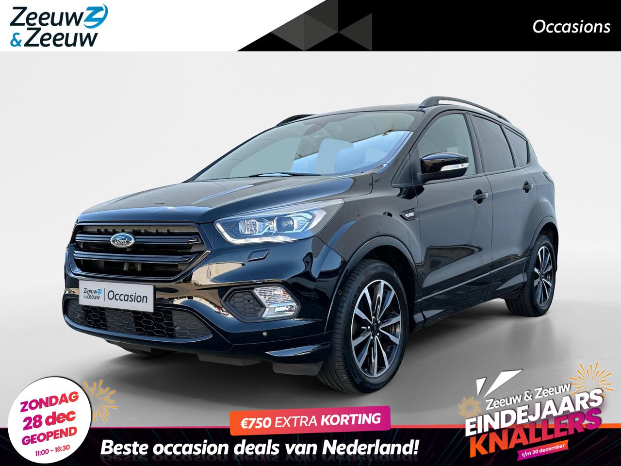 Ford Kuga - 1.5 EcoBoost ST Line | Dealer onderhouden | Navigatie | Parkeersensoren voor + Achter | Ac - AutoWereld.nl