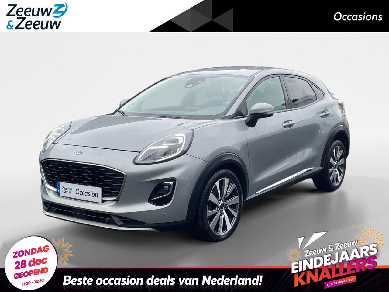 Ford Puma - 1.0 EcoBoost Titanium X 125pk automaat | Stoel- stuur en voorruitverwarming | Navigatie | - AutoWereld.nl