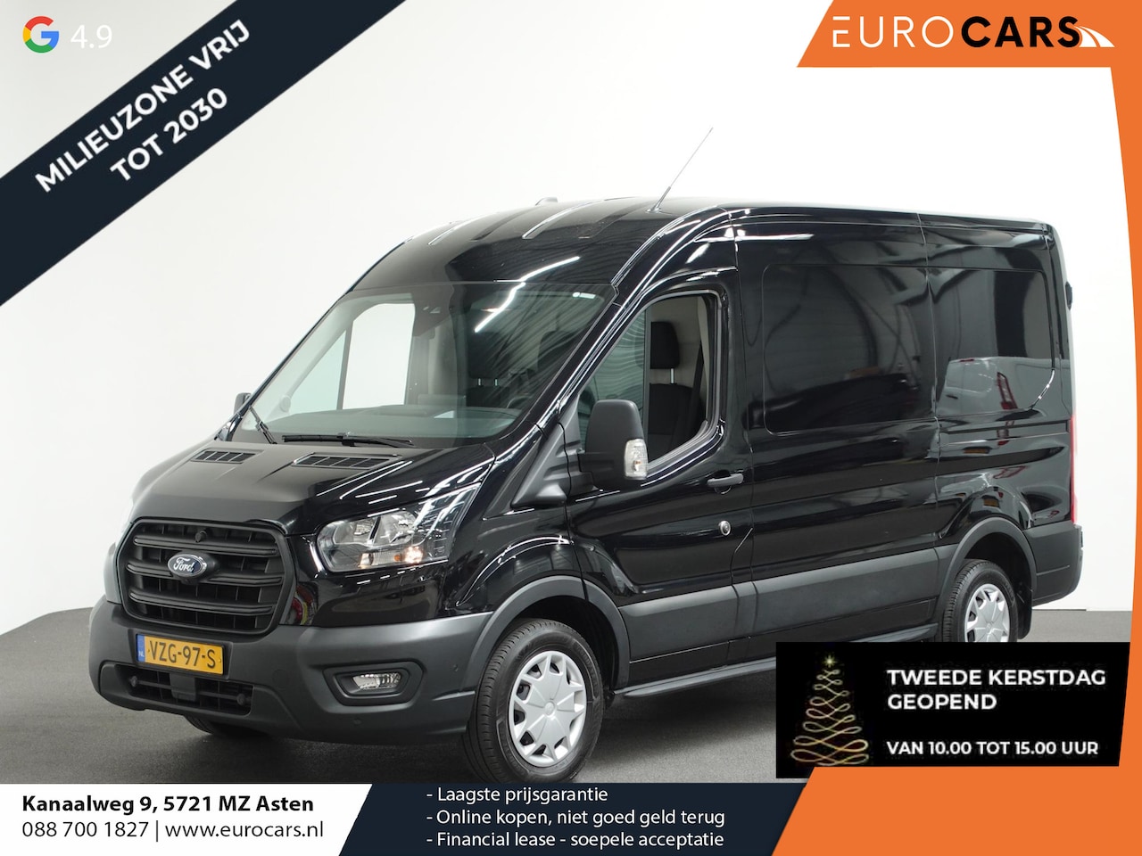 Ford Transit - 310 2.0 TDCI L2H2 Trend Automaat Airco Bluetooth Camera Cruise Control - AutoWereld.nl