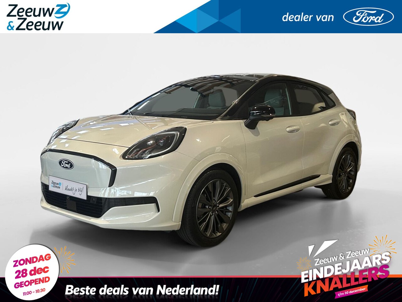 Ford Puma Gen-E - Sound Edition 44 kWh 168pk automaat | €3.000.- korting | 0,99% Rente actie | Nieuw te best - AutoWereld.nl