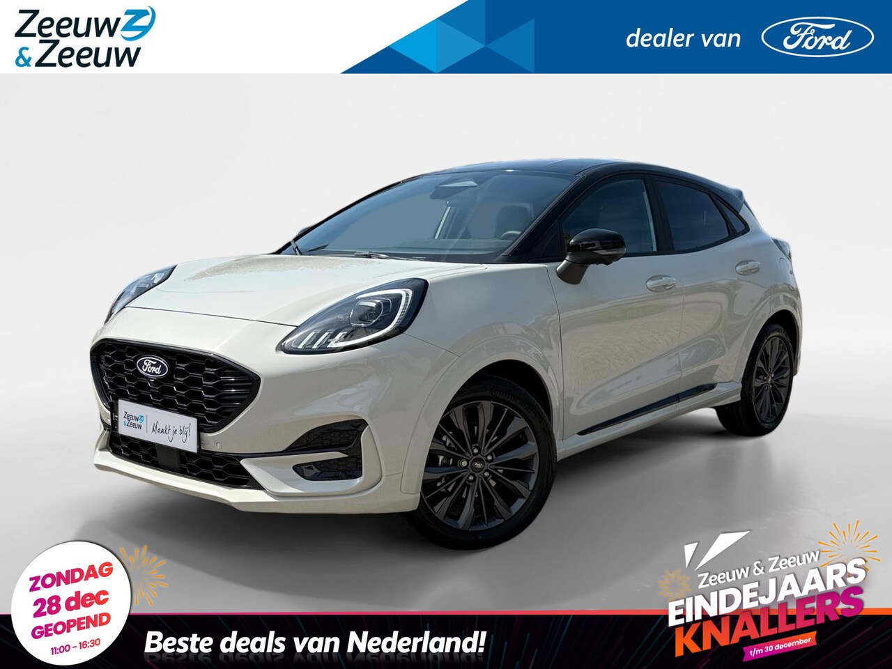 Ford Puma - 1.0 EcoBoost Hybrid Sound Edition | Direct Leverbaar | Limited Edition | Zeer compleet | € - AutoWereld.nl