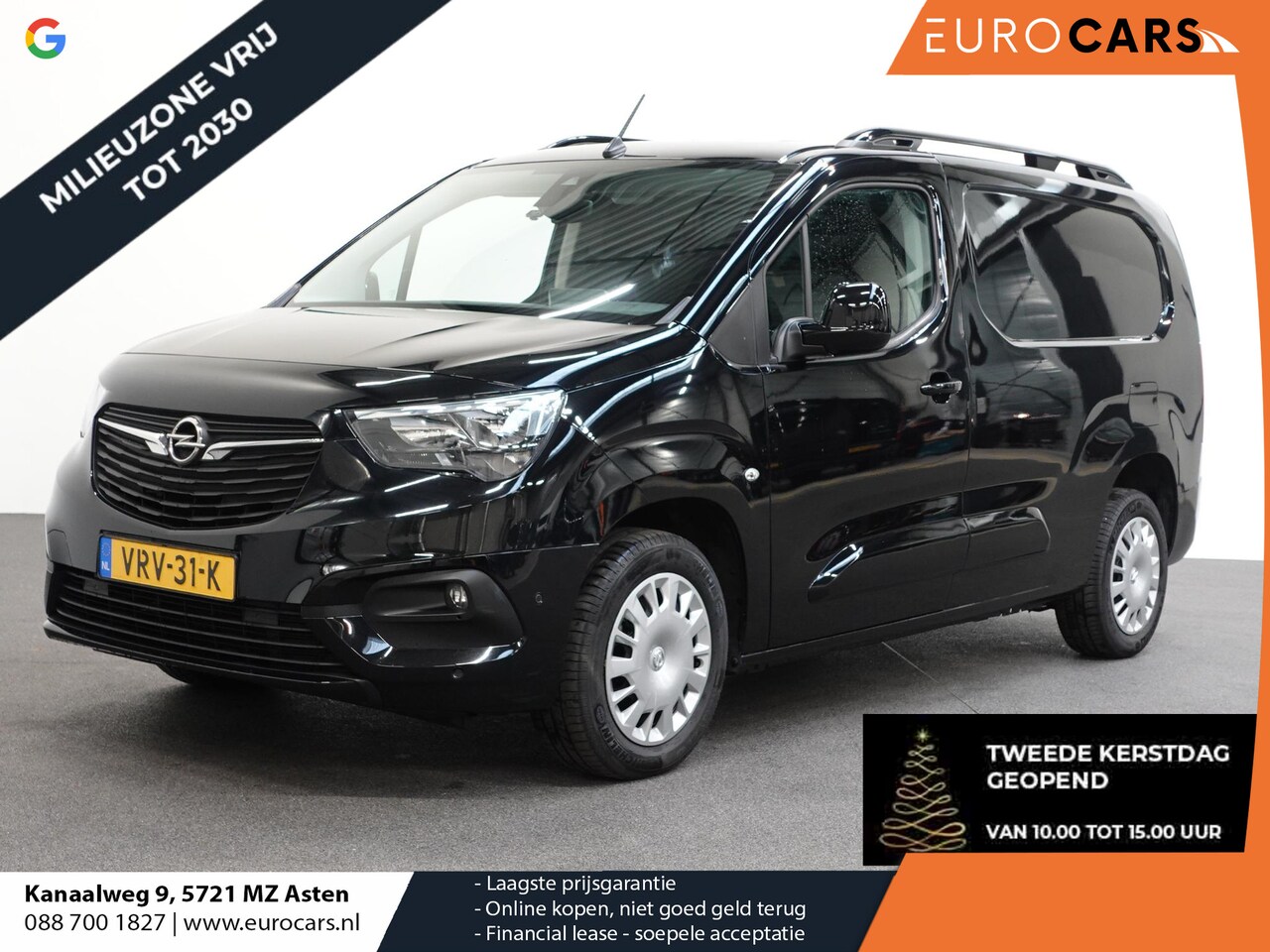 Opel Combo - 1.5D 130PK L2H1 Edition Automaat Airco Bluetooh Navi Camera Parkeersensoren 2 Zits - AutoWereld.nl