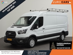 Ford Transit - 310 105PK L3H2 Trend Imperiaal Navigatie Airco Parkeersensoren Bluetooth 3Zits Trekhaak Ca