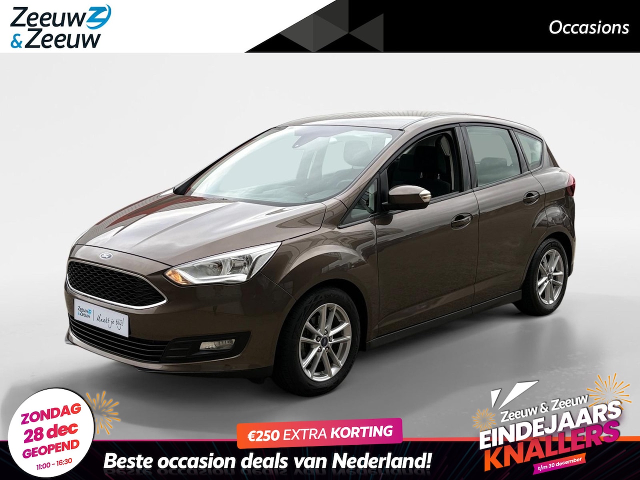 Ford C-Max - 1.0 Trend | Navigatie | Airco | Parkeersensoren | Cruise Control | Bluetooth | - AutoWereld.nl