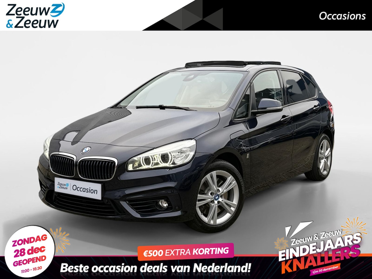 BMW 2-serie Active Tourer - 225xe High Executive | Panoramadak | Lederen bekleding | Stoelverwarming | Keyless | 12 m - AutoWereld.nl