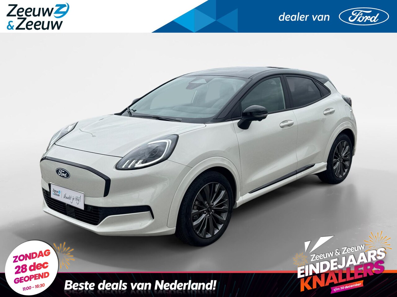 Ford Puma Gen-E - Sound Edition | €3000,- korting | Metropolis White | Limited edition! | Winter pack | Driv - AutoWereld.nl