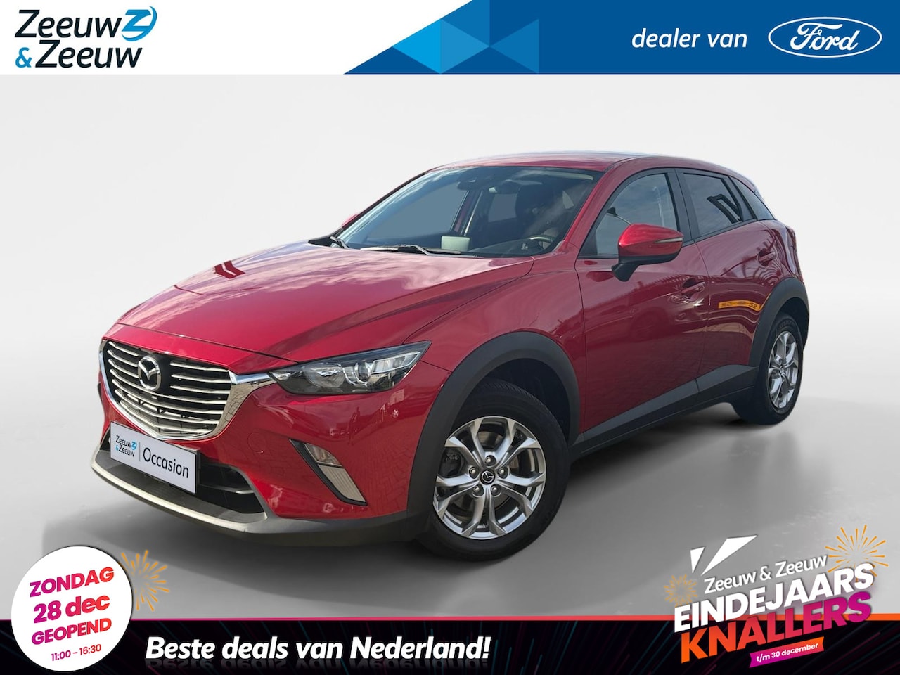 Mazda CX-3 - 2.0 SkyActiv-G 120 Dynamic |Automaat| Trekhaak| Stoelverwarming|12 maanden Bovag Garantie| - AutoWereld.nl