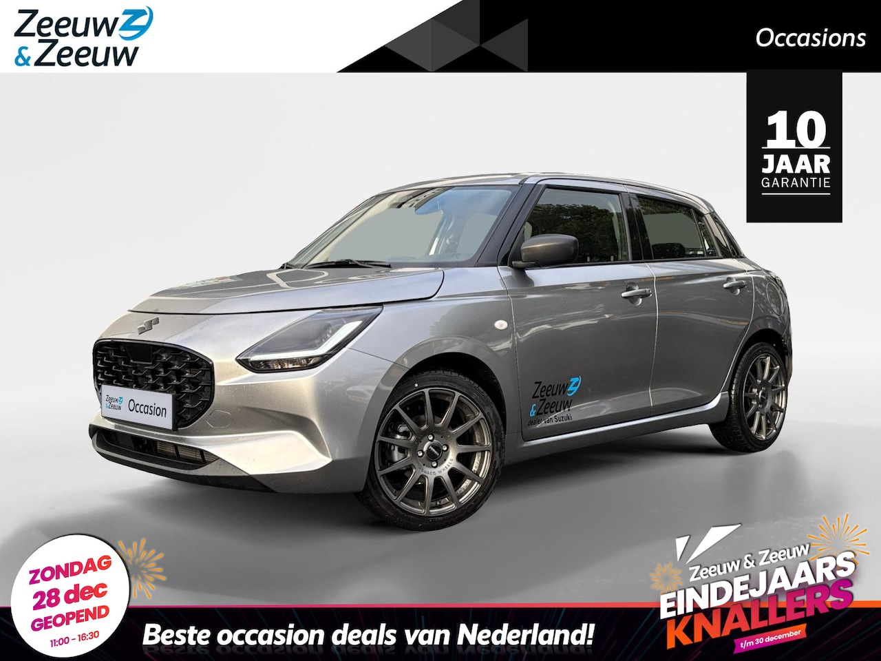 Suzuki Swift - 1.2 Sport Comfort | 17 inch | Zwarte logo's | Carbon spiegels | Sharkfin antenne | Carplay - AutoWereld.nl