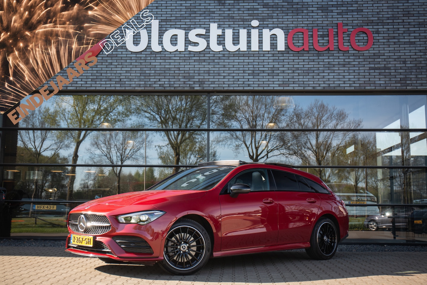 Mercedes-Benz CLA-klasse Shooting Brake - 250 e AMG Line 250 e AMG Line , Panorama dak, Camera, Sfeerverlichting, - AutoWereld.nl
