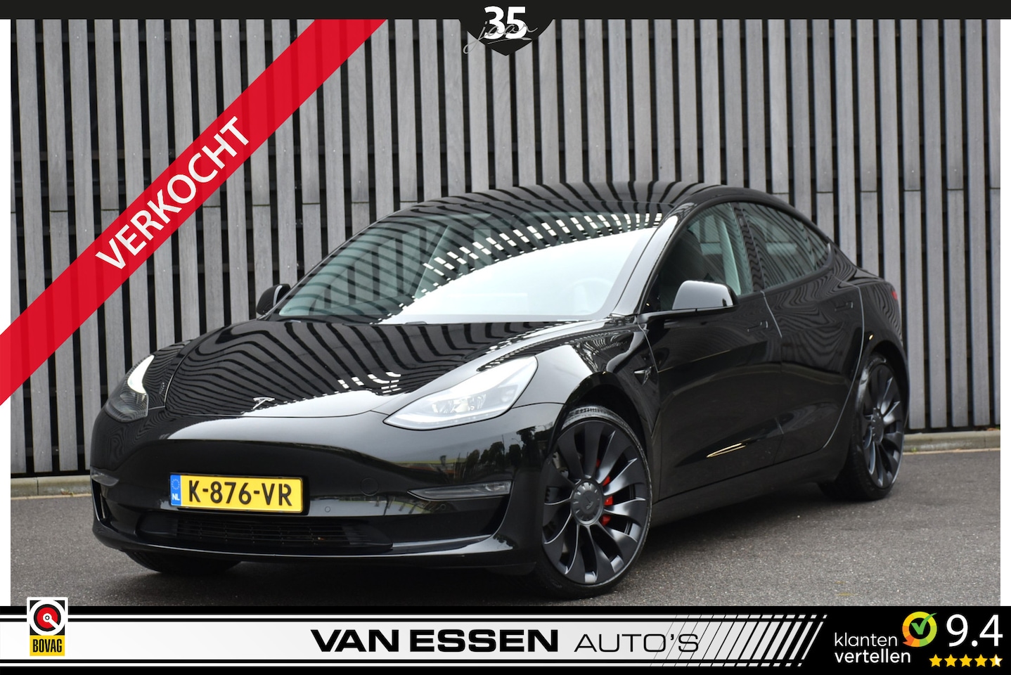 Tesla Model 3 - Performance AWD 75 kWh Pano 360-Camera AutoPilot NL-Auto 1e Eig. - AutoWereld.nl