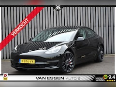 Tesla Model 3 - Performance AWD 75 kWh Pano 360-Camera AutoPilot NL-Auto 1e Eig