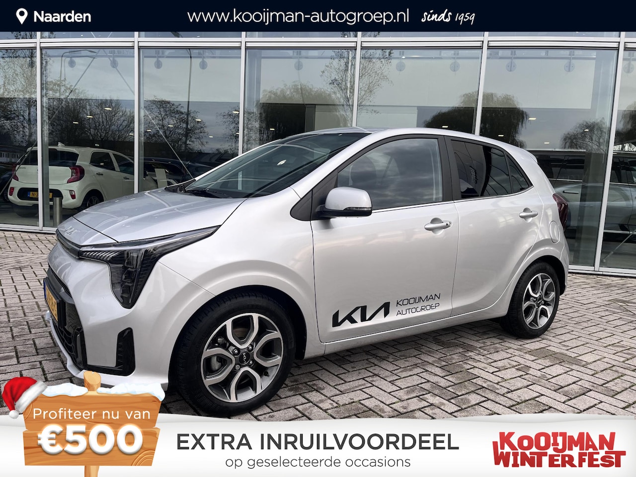 Kia Picanto - 1.0 DPI ExecutiveLine Draadloze oplader telefoon | Stoel en Stuurverwarming | Led verlicht - AutoWereld.nl