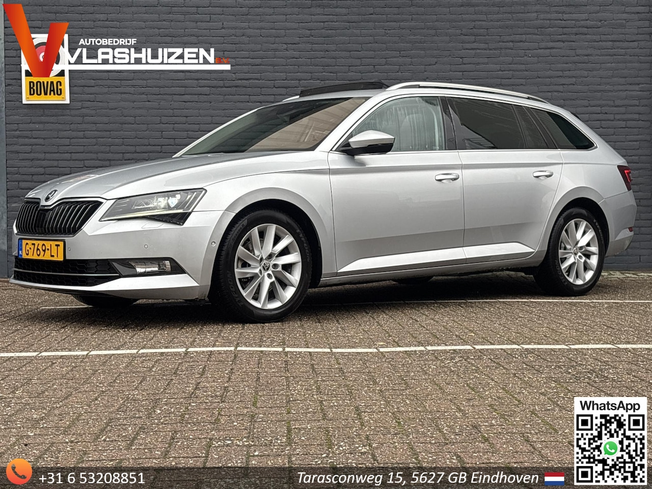 Skoda Superb Combi - 2.0 TDI Style Business | € 8.900,- NETTO! | Memory | Pano | Canton Speakers | Leder | Cru - AutoWereld.nl