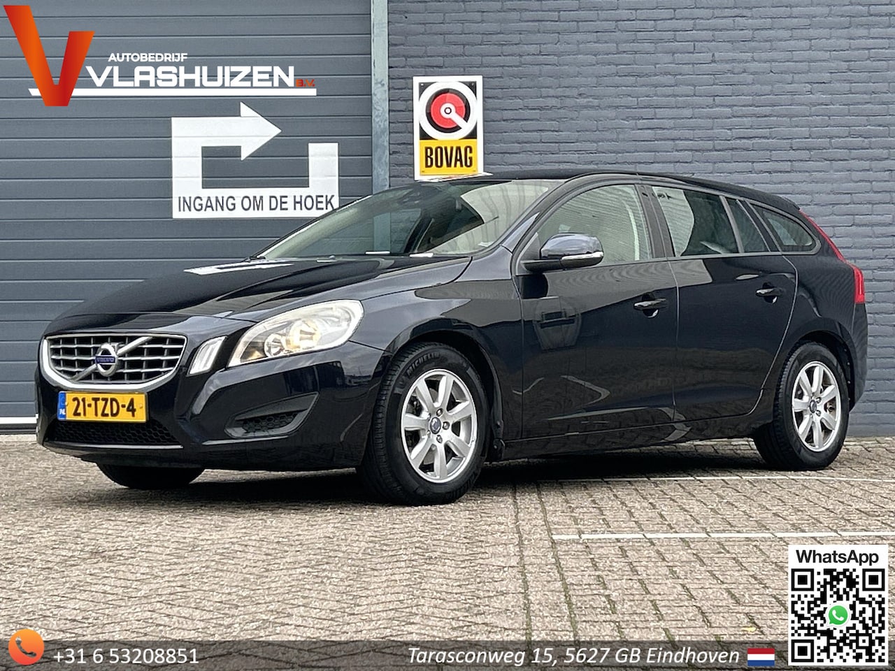 Volvo V60 - 1.6 T3 Kinetic | Leder | Climate | Cruise | Navi | PDC | APK 05-2026 | - AutoWereld.nl