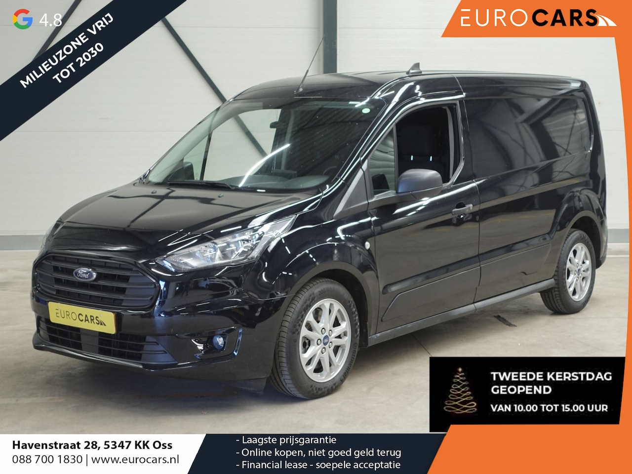 Ford Transit Connect - 1.5 EcoBlue Automaat L2 Trend Navigatie Airco Camera Parkeersensoren Cruise Control Trekha - AutoWereld.nl