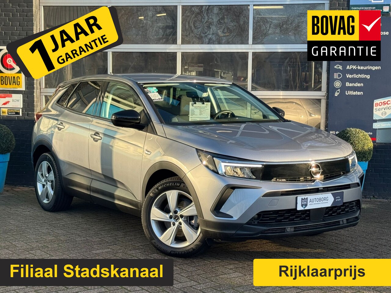 Opel Grandland - 1.6 Turbo Plug-In Hybrid GS GRATIS Afleverpakket! | Apple Carplay | Voorstoelen Verwarmd | - AutoWereld.nl