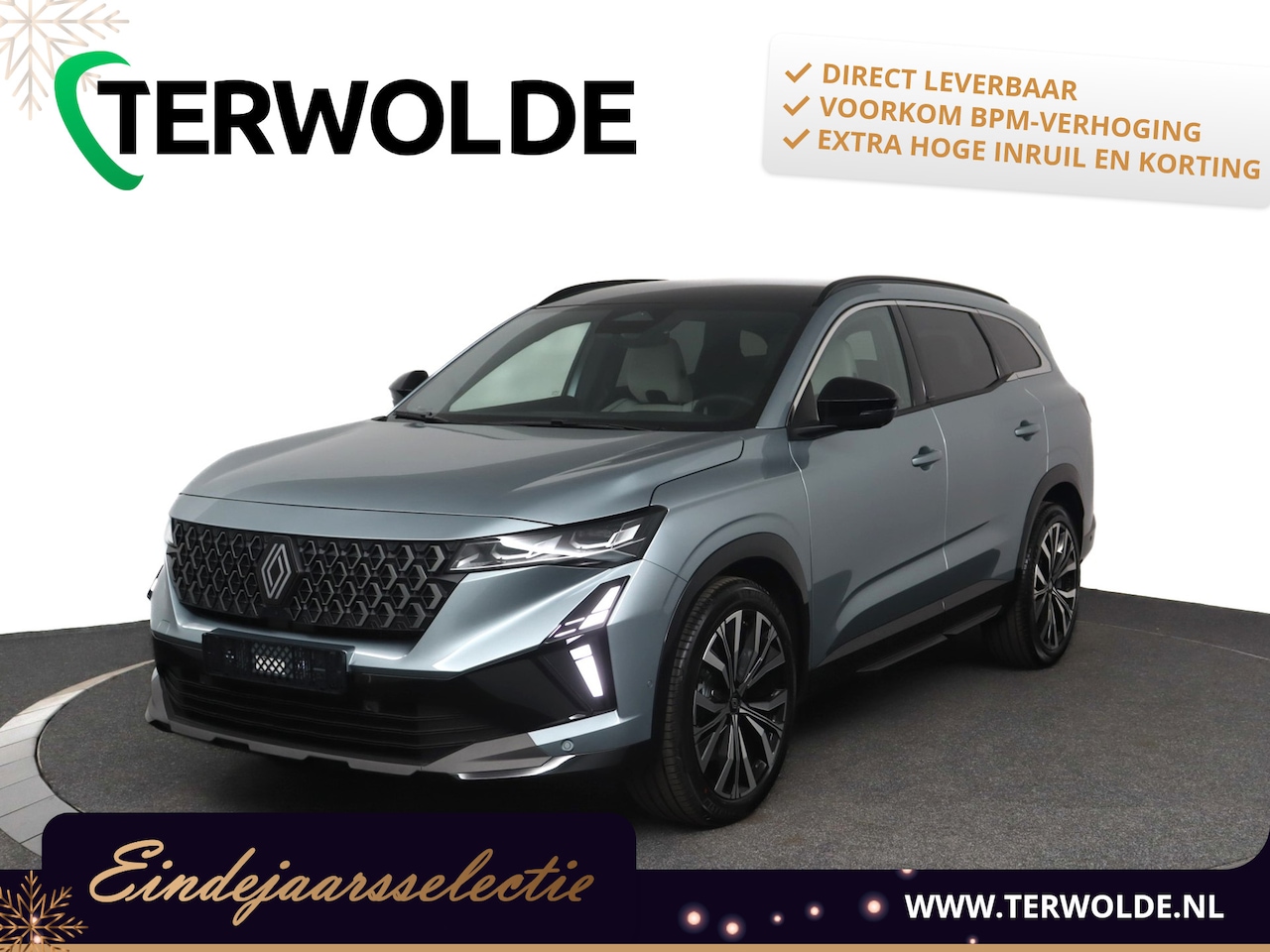 Renault Espace - Iconic | Achteruitrijcamera | Elektrisch verwarmbare voorstoelen | Elektronisch geregelde - AutoWereld.nl