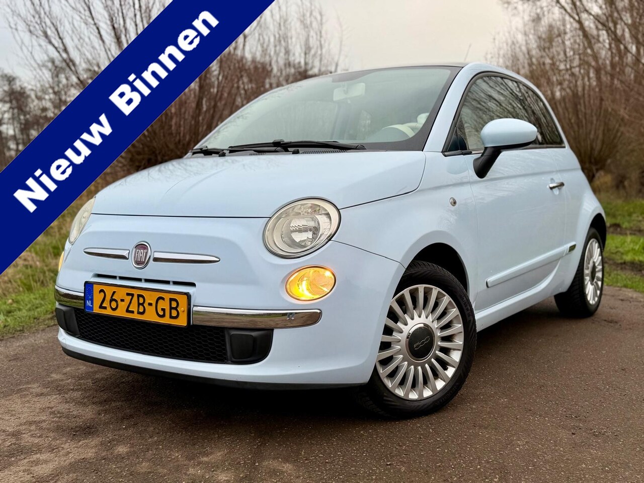 Fiat 500 - 1.4-16V Lounge / Airco / Elektrische Ramen / GlazenDak / Distributie vervangen 12'24 / NAP - AutoWereld.nl