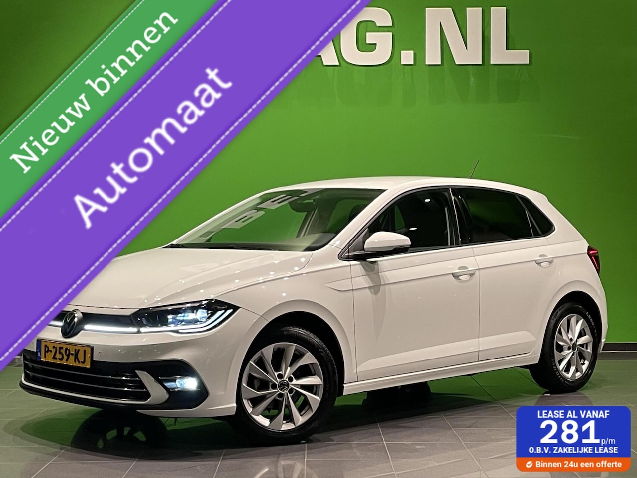 Volkswagen Polo - 1.0 TSI Style | Automaat! | IQ Light | Lichtmetaal | - AutoWereld.nl
