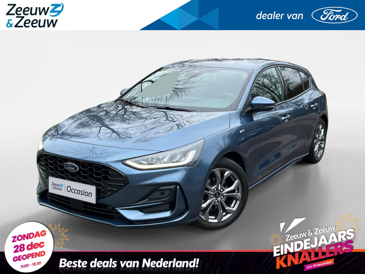 Ford Focus - 1.0 Ecoboost Hybrid ST-Line | Winter Pack | SYNC4 Groot Navigatie | Privacy Glass | LED | - AutoWereld.nl