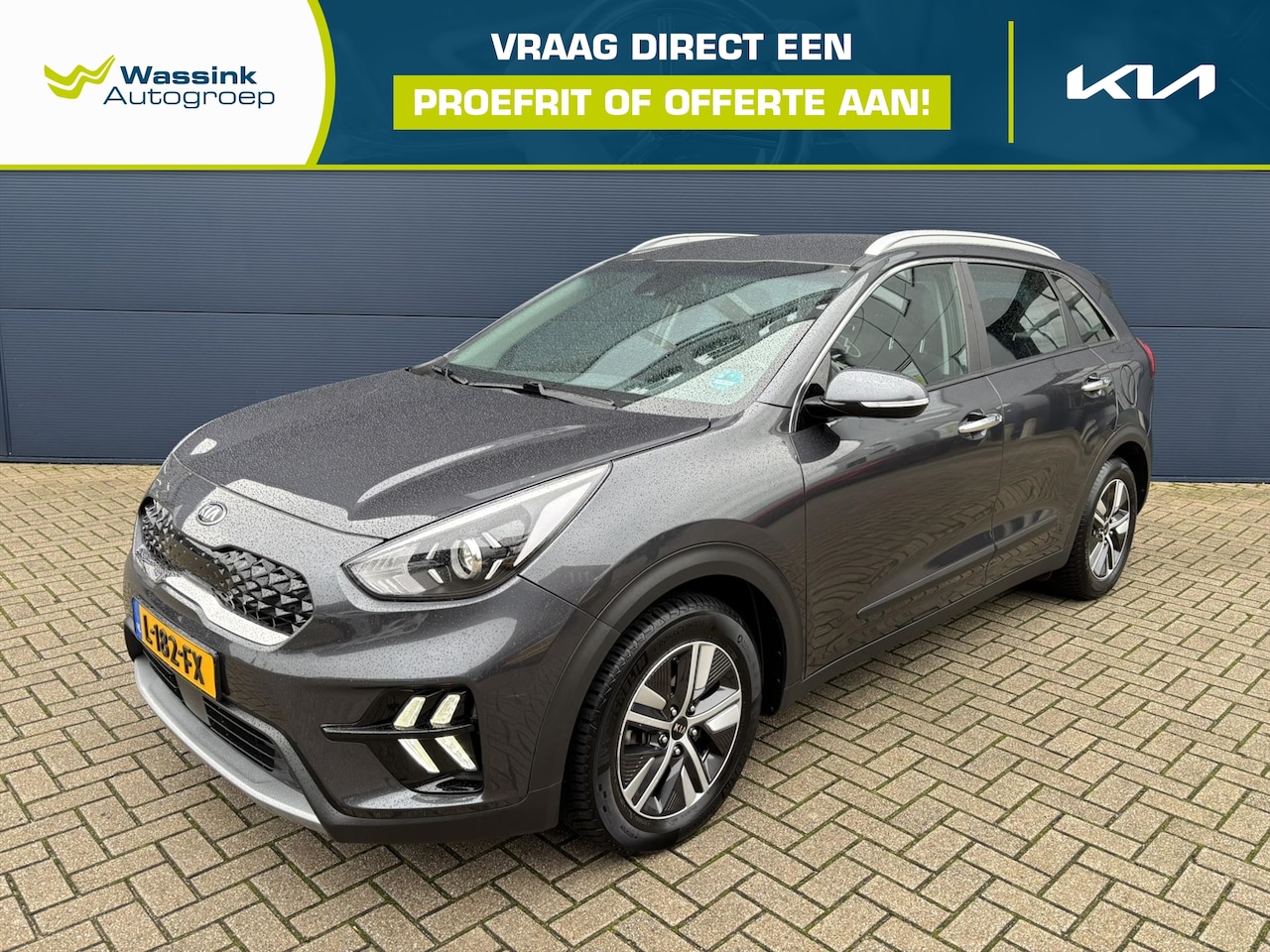 Kia Niro - 1.6 GDi Hybrid 141pk DCT6 DynamicLine | Trekhaak | Navigatie | Parkeercamera | Parkeersens - AutoWereld.nl