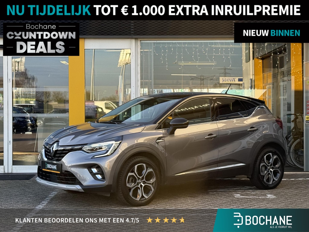 Renault Captur - 1.0 TCe 90 Intens | Navigatie | Achteruitrijcamera | DAB | Climate Control | Key-less | LE - AutoWereld.nl