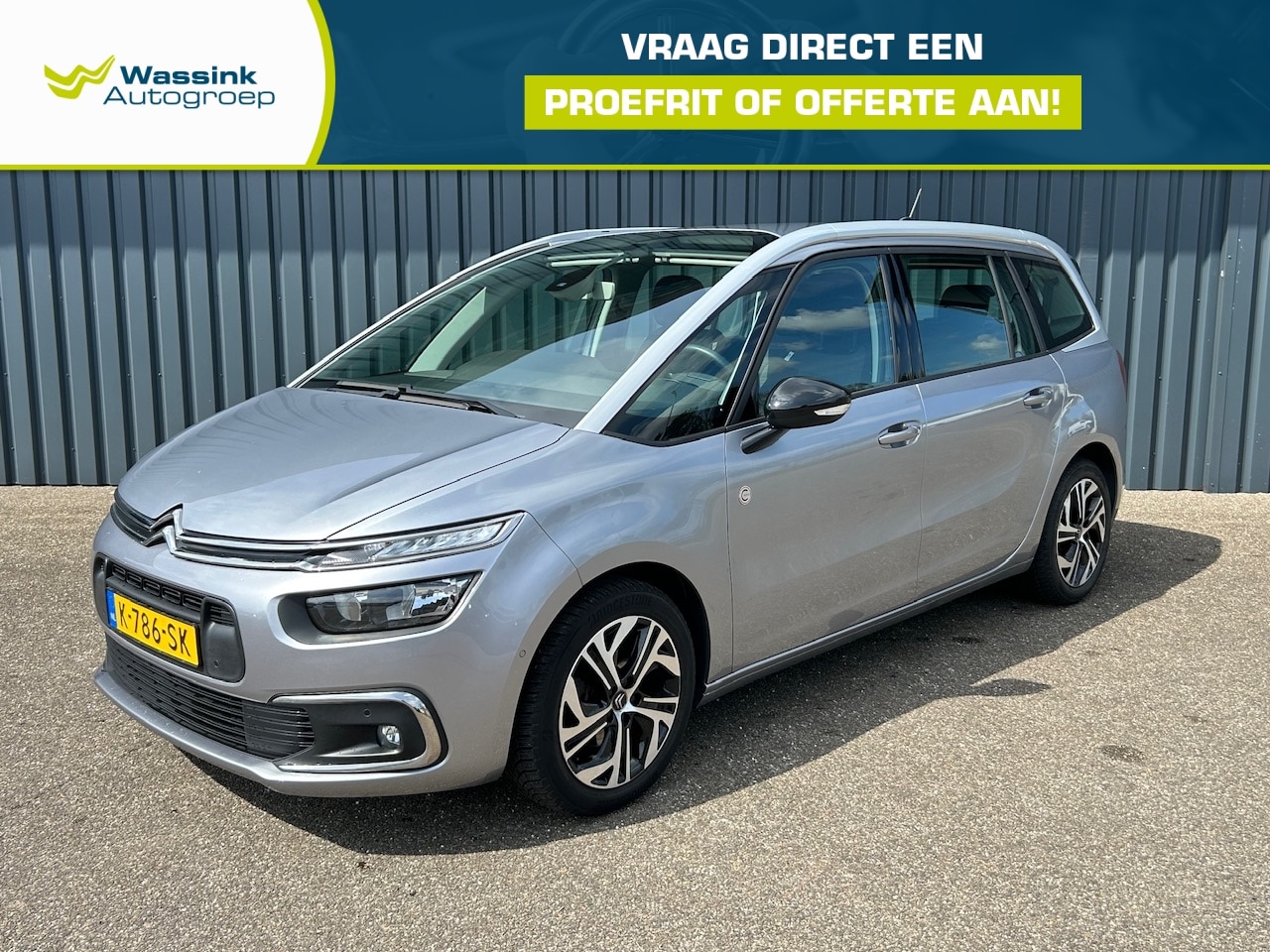 Citroën Grand C4 SpaceTourer - 1.2 PureTech 130pk C-Series | Climate control | Trekhaak | Navigatie | Cruisecontrol - AutoWereld.nl
