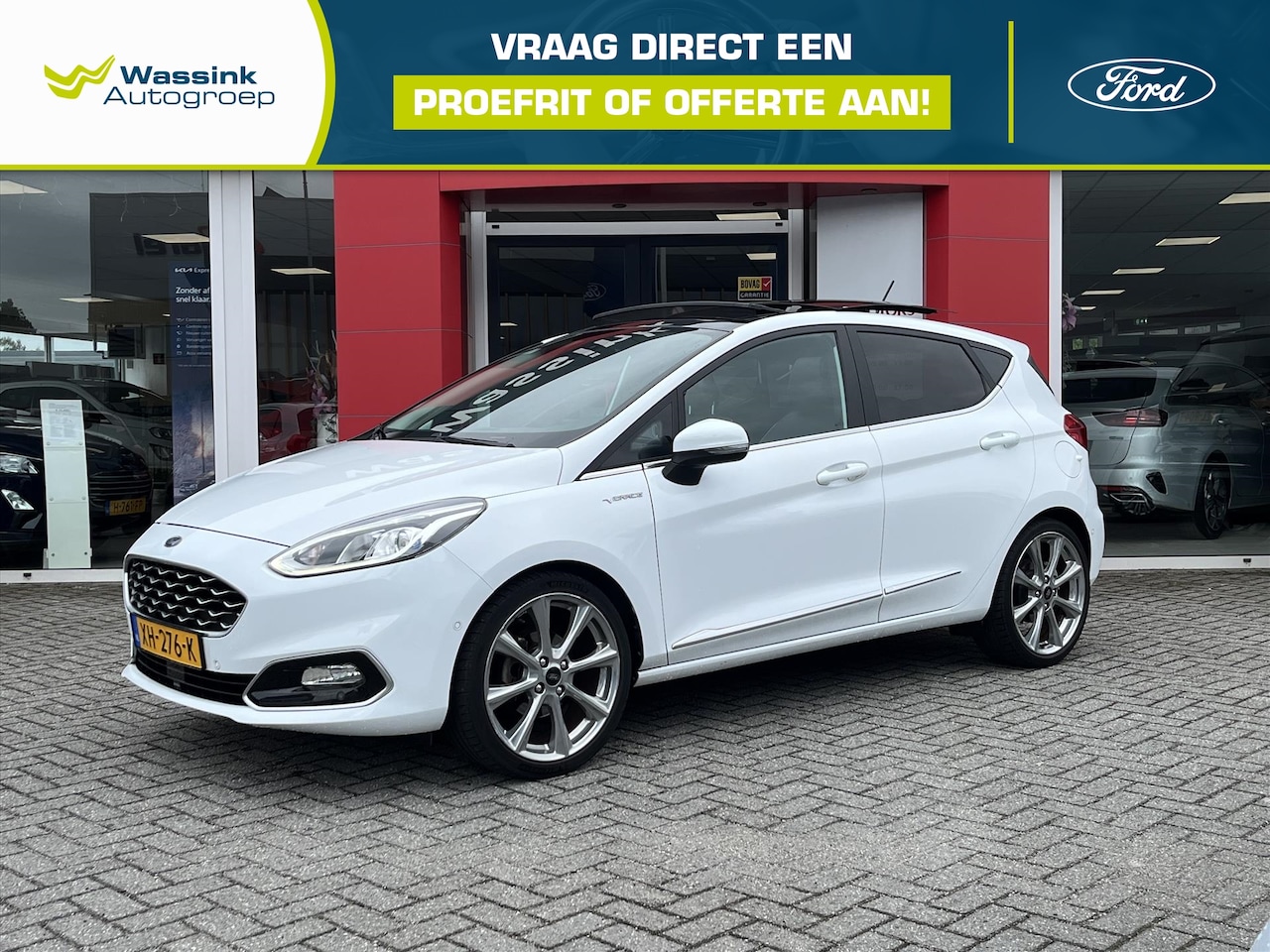 Ford Fiesta - 1.0 EcoBoost 125pk 5dr Vignale | Stoel/ Stuur verwarming | Voorruitverwarming | Panorama d - AutoWereld.nl