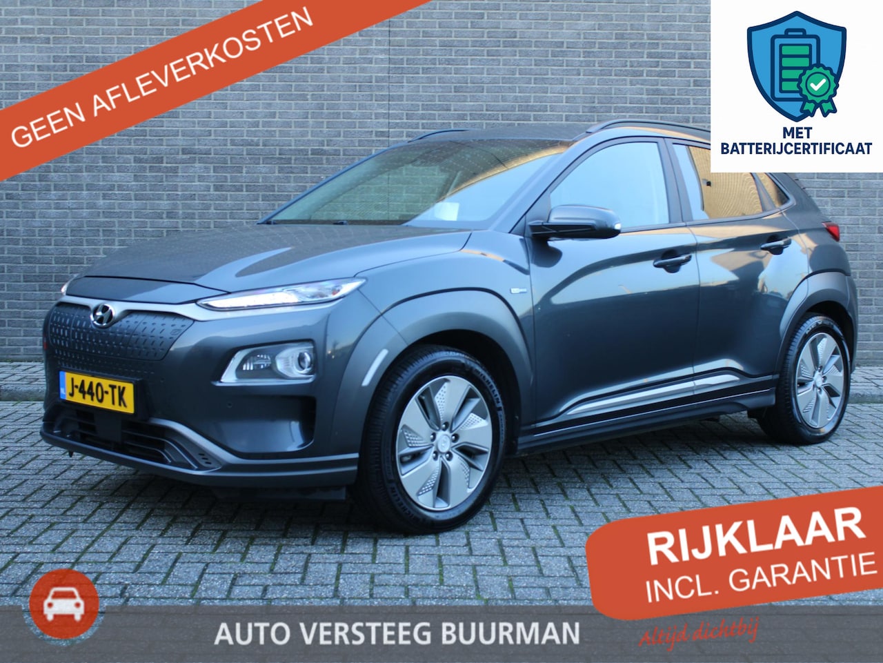 Hyundai Kona Electric - EV Premium 64 kWh Inclusief batterijtest - AutoWereld.nl