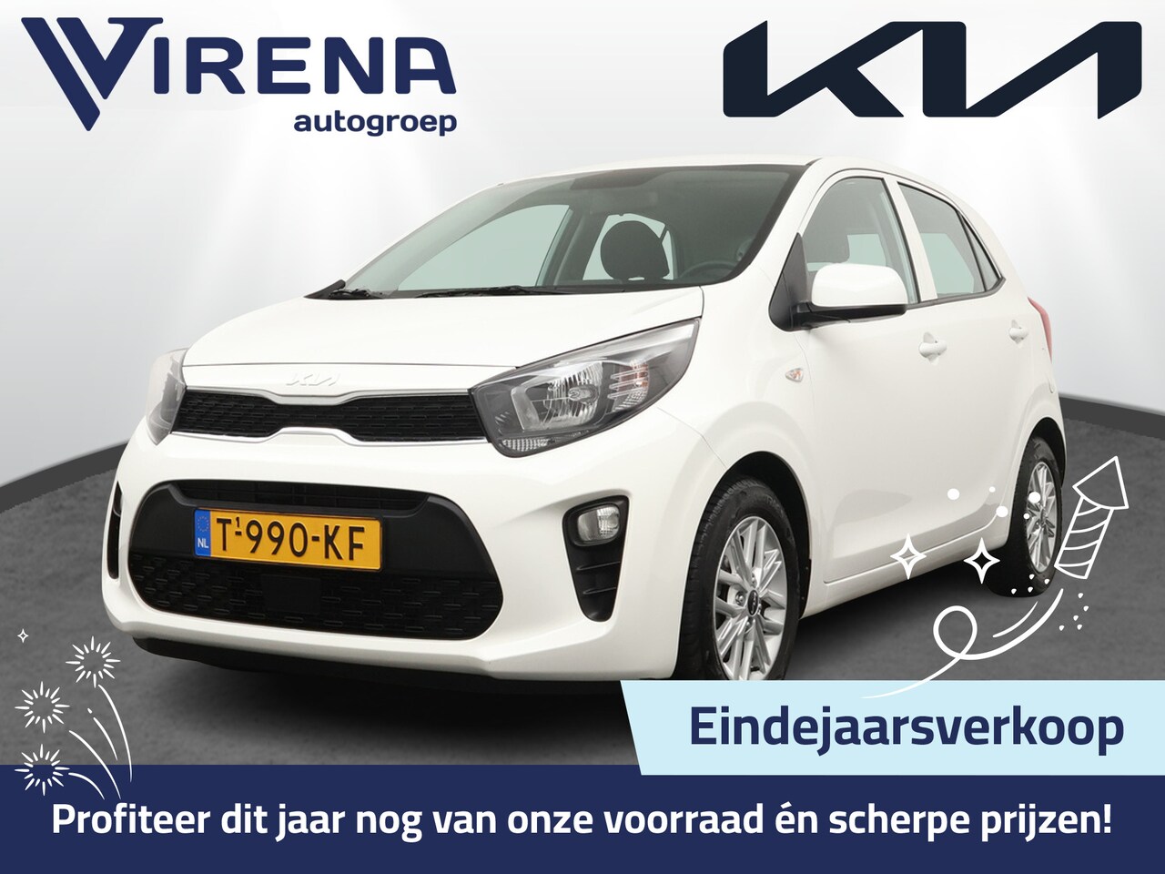 Kia Picanto - 1.0 DPi DynamicLine - Airco - Achteruitrijcamera - Apple CarPlay/Android Auto - Cruise Con - AutoWereld.nl