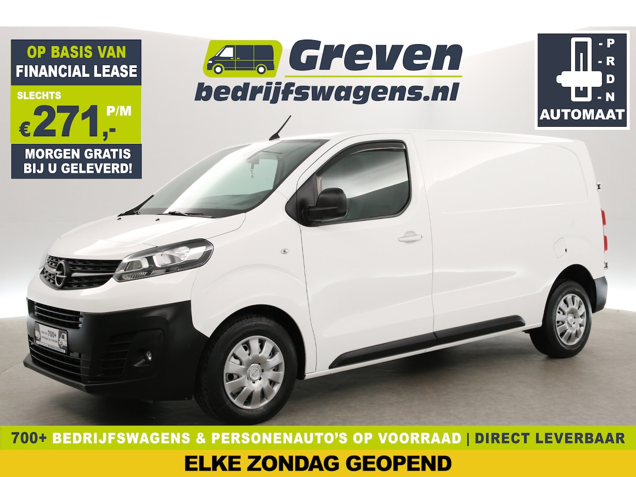 Opel Vivaro - 2.0 BlueHDI 177PK L2H1 | Aut. | Camera | 3-Zits | Airco | Cruise | Trekh. | Carplay | Stoe - AutoWereld.nl