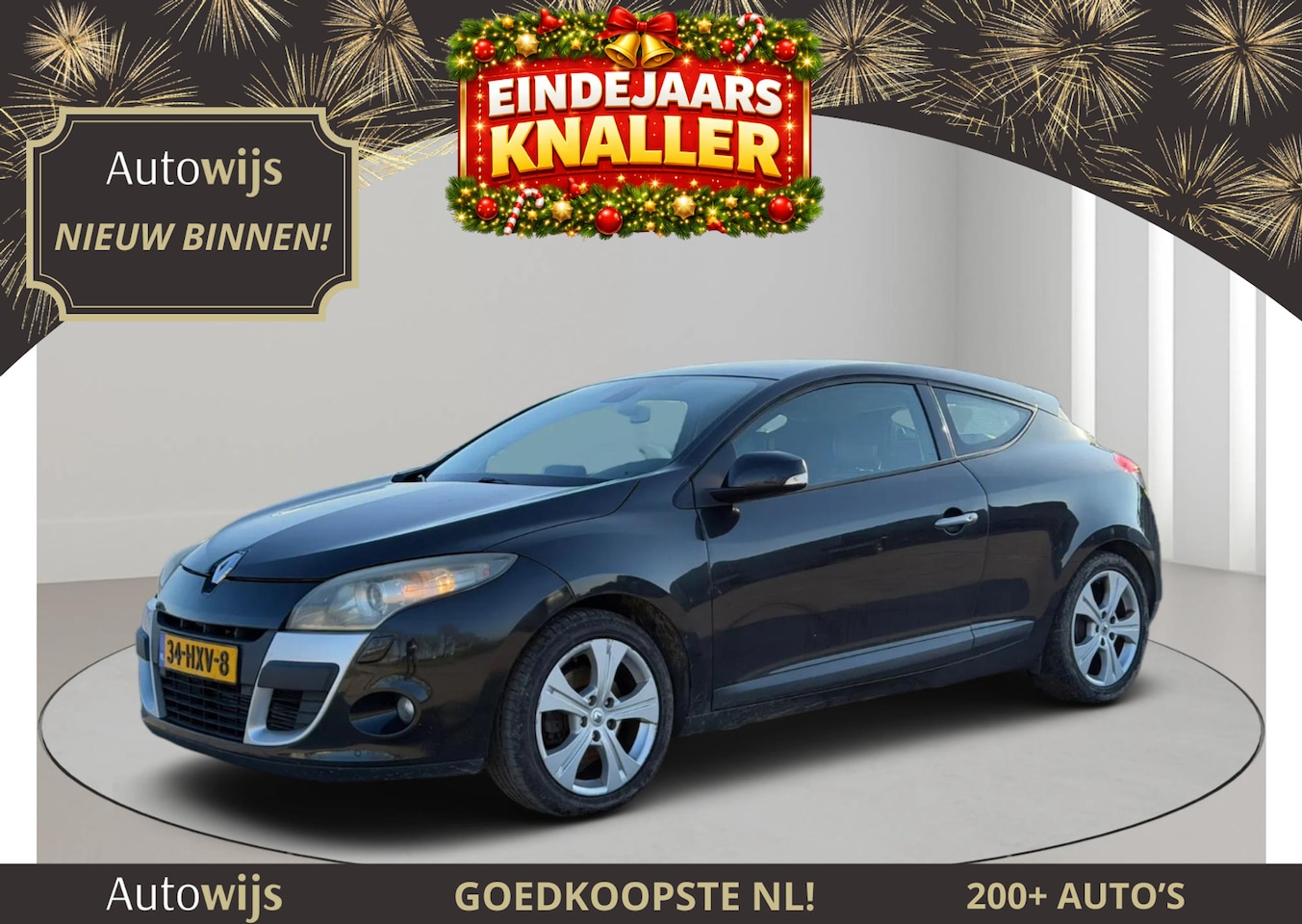 Renault Mégane Coupé - 2.0 TCe Dynamique|LEDER|NAVI|TREKHAAK|NL AUTO - AutoWereld.nl