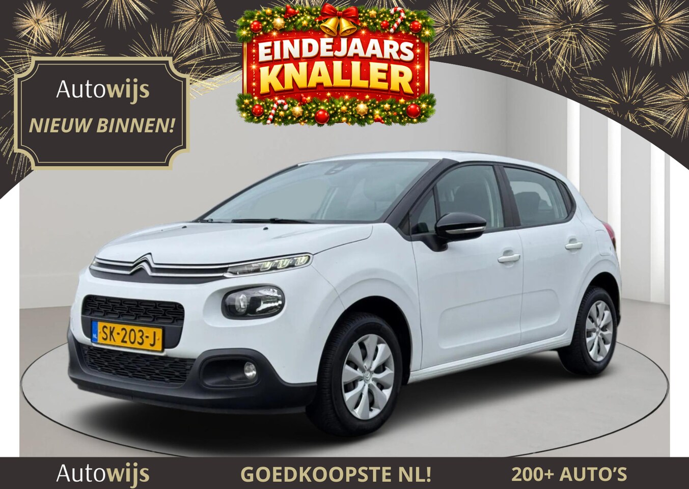 Citroën C3 - 1.2 PureTech Feel 105g|NAVI|NL AUTO|Carplay|LED|Cruise - AutoWereld.nl