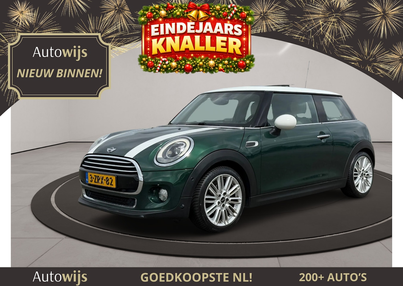 MINI Cooper - Mini 1.5 Chili|AUT|Led|Pano|Leder|Groot Navi|LM-Velg - AutoWereld.nl