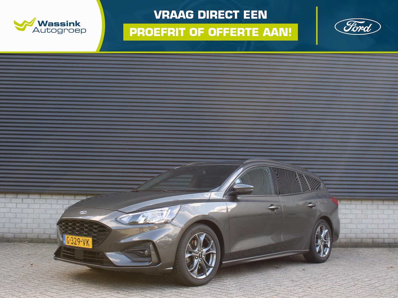Ford Focus Wagon - ST-Line Business 125pk I Adaptive Cruise Control I Navigatie I Parkeersensoren Voor & Acht - AutoWereld.nl