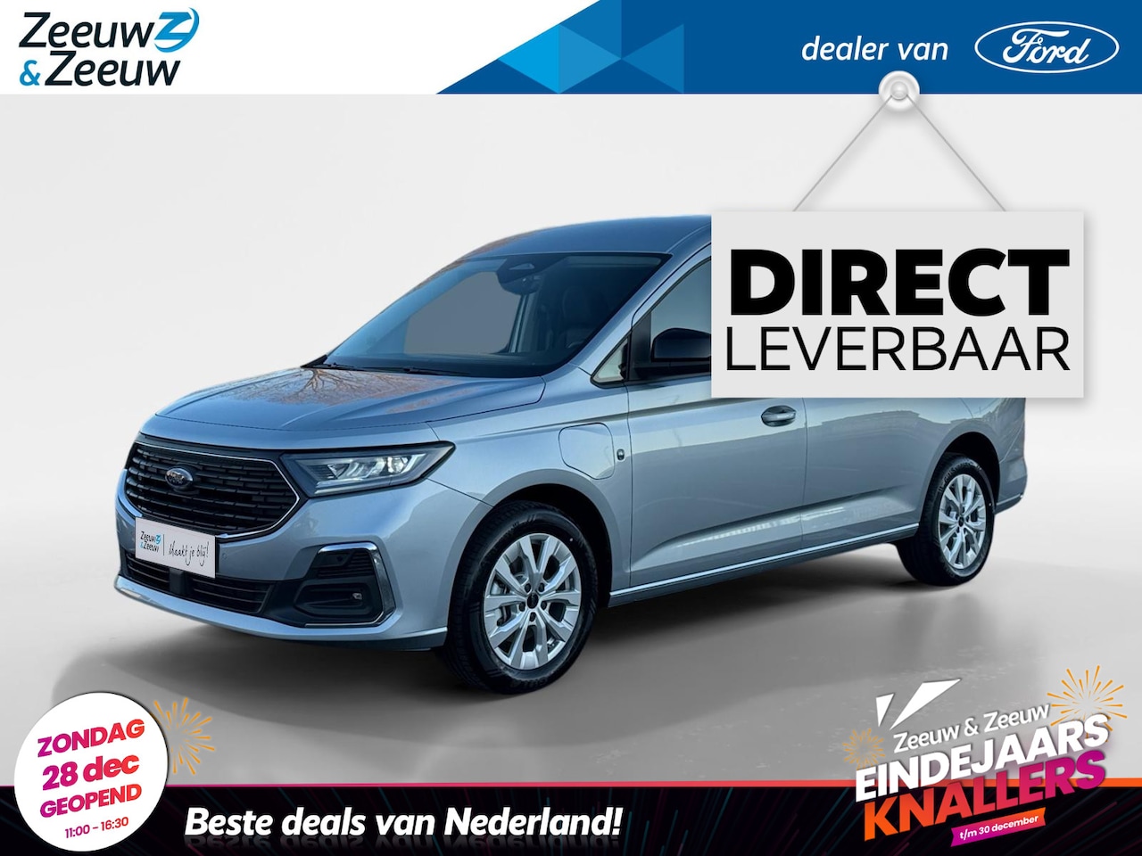 Ford Transit Connect - 1.5 EcoBoost PHEV L2 Limited | Uit Voorraad Leverbaar | Prijs Exclusief BTW/Inclusief Kost - AutoWereld.nl