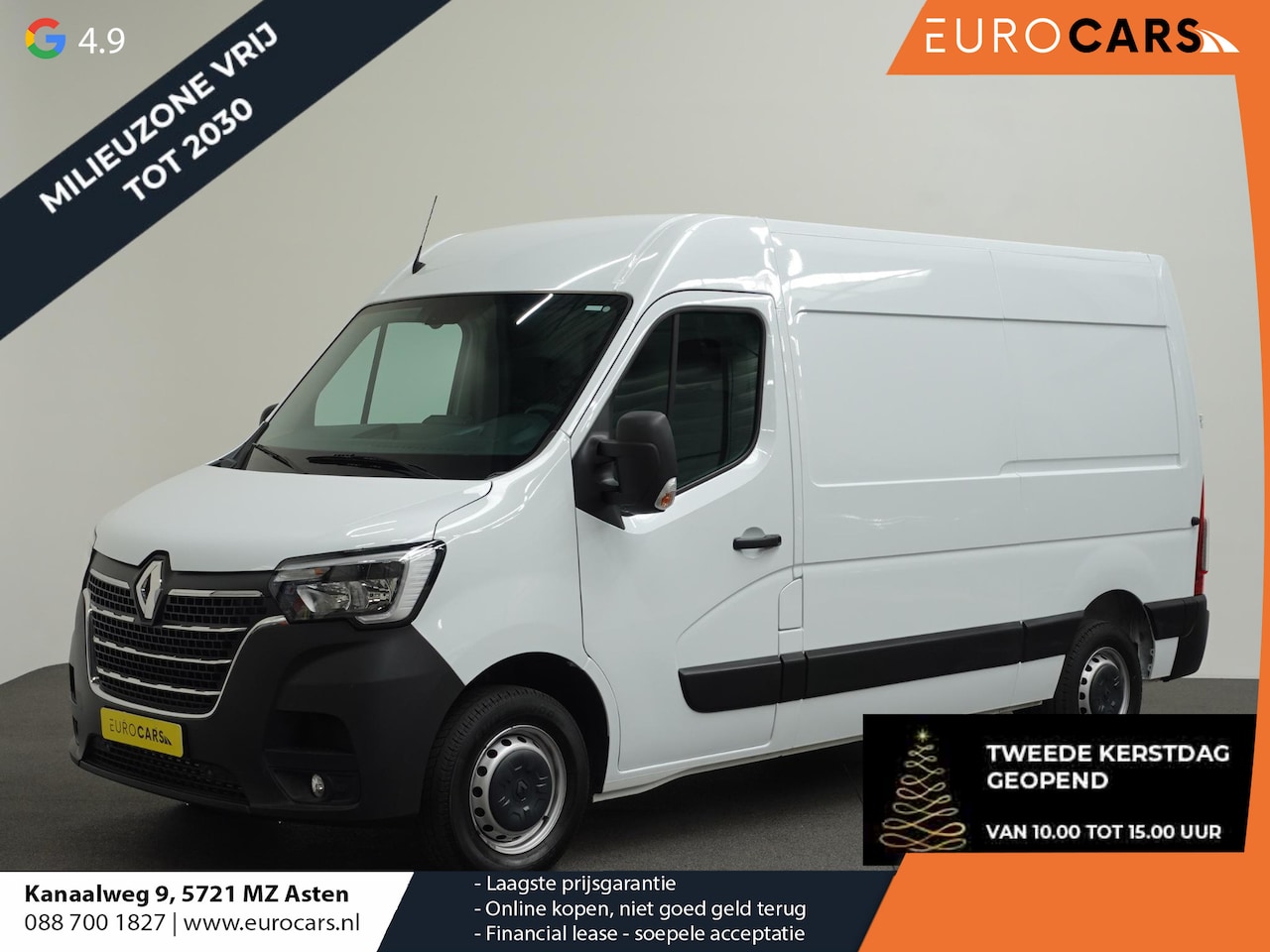 Renault Master - T35 2.3 dCi 135PK L2H2 Airco Cruise Control Camera Nav PDC V+A Trekhaak 270° Deuren - AutoWereld.nl