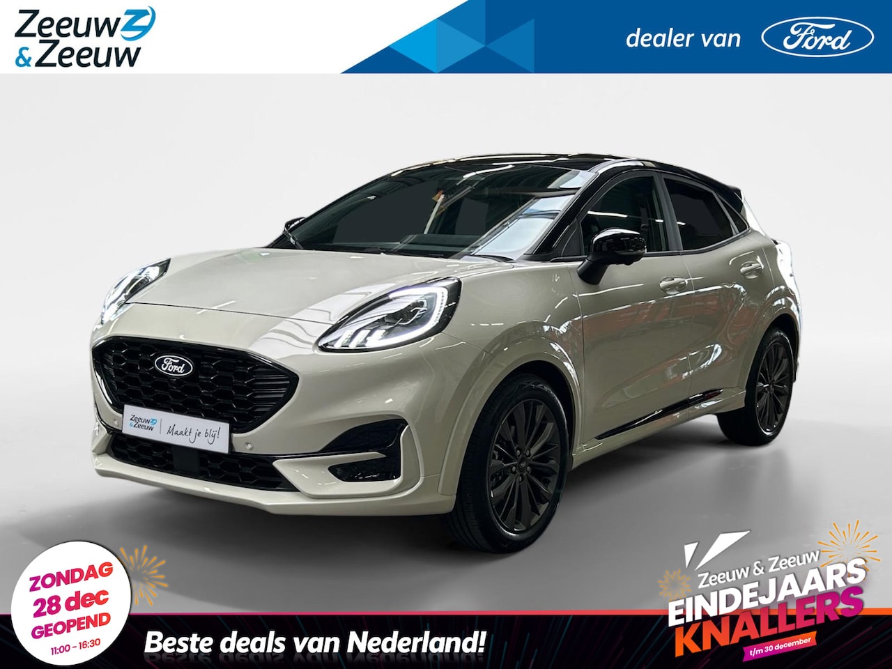 Ford Puma - 1.0 EcoBoost Hybrid Sound Edition 125pk automaat | €4.000.- korting | 0,99% rente | Gelimi - AutoWereld.nl