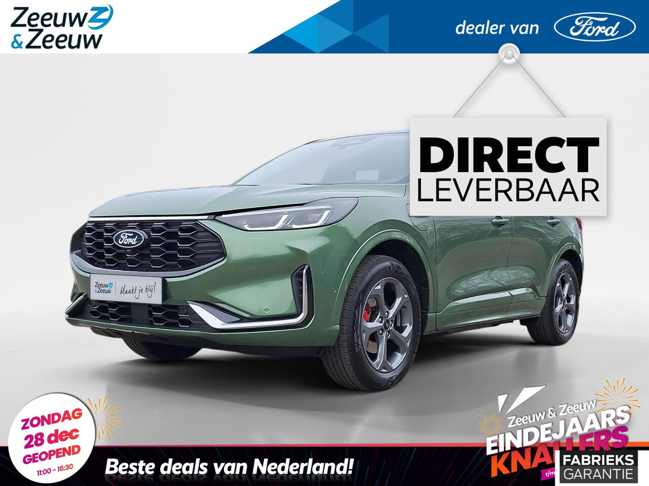 Ford Kuga - 2.5 PHEV ST-Line X Nieuw te bestellen | Winterpack | El. Trekhaak | 18" Lichtmetaal | 360C - AutoWereld.nl