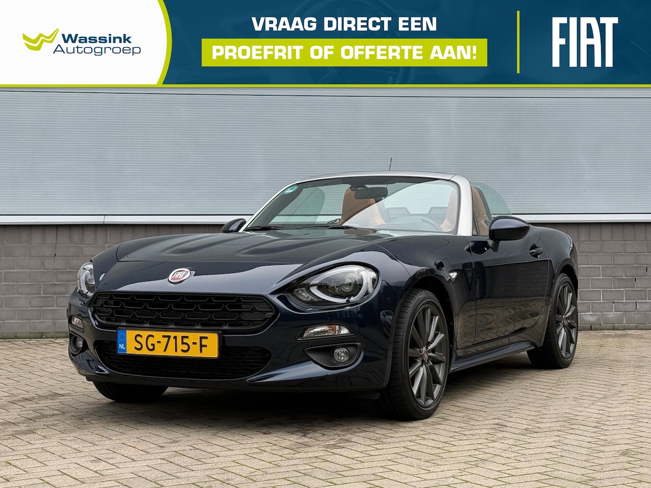 Fiat 124 Spider - 1.4 Turbo 140pk Automaat Lusso | Volledig documentatie | Camera | Stoelverwarming | Cruise - AutoWereld.nl