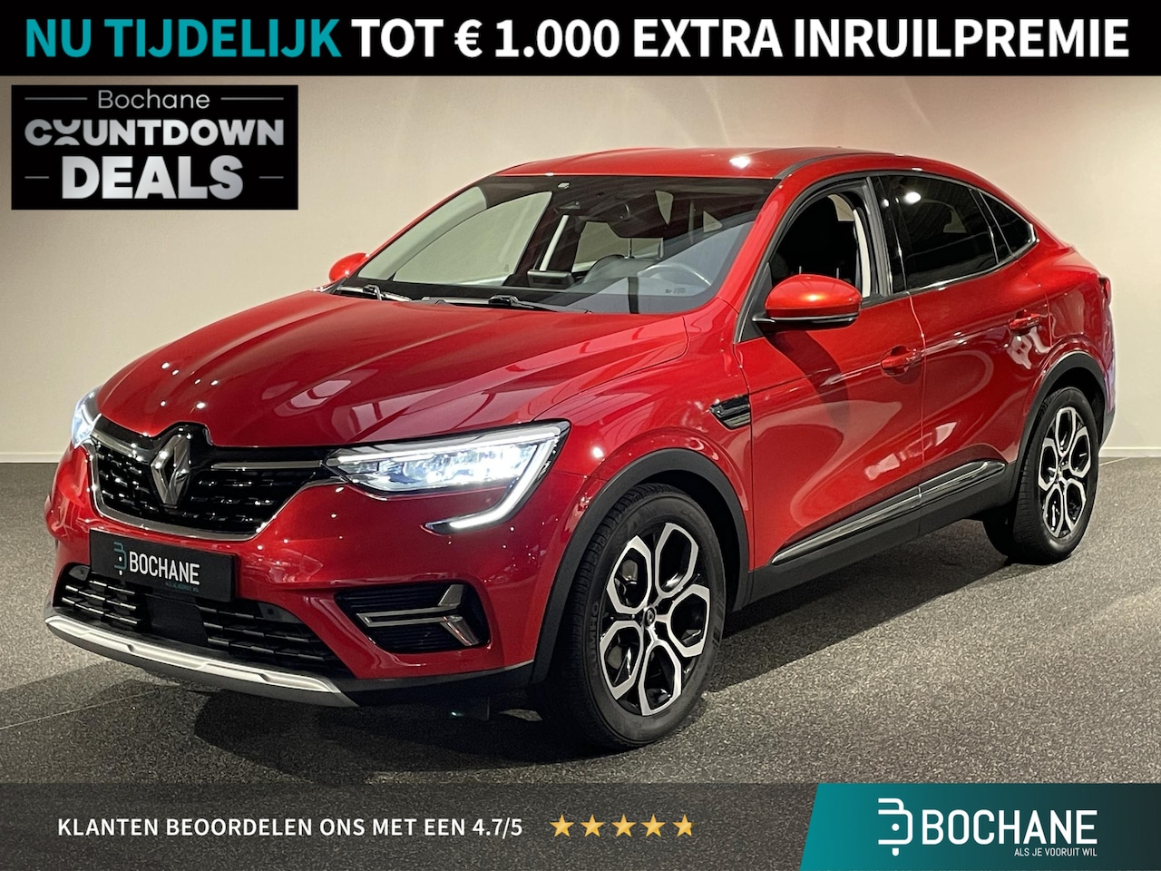 Renault Arkana - 1.6 E-Tech Hybrid 145 Intens Climate controle | Navigatie | Camera | Applecar play/Android - AutoWereld.nl