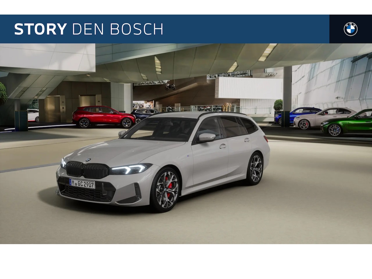 BMW 3-serie Touring - 330e High Executive M Sport Automaat / Sportstoelen / Adaptieve LED / Parking Assistant Pl - AutoWereld.nl