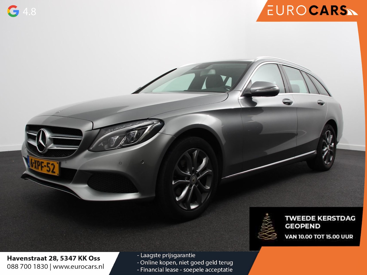 Mercedes-Benz C-klasse Estate - 180 Ambition Automaat | Climate control | Leder | Navigatie | Lichtmetalen velgen | Parkse - AutoWereld.nl