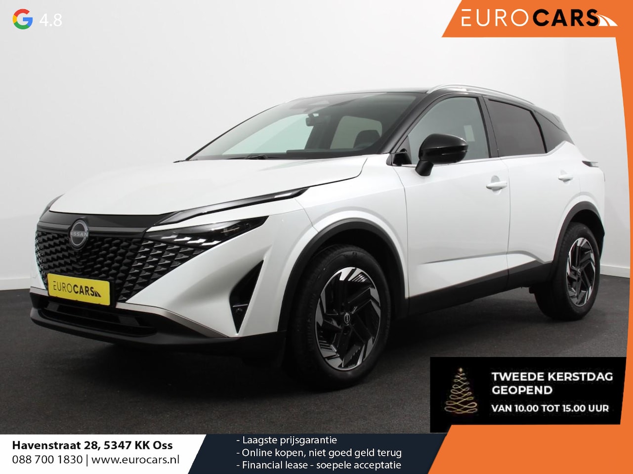 Nissan Qashqai - 1.3 MHEV Automaat N-Connecta | Navigatie | Climate Control | Sfeerverlichting | Camera 360 - AutoWereld.nl