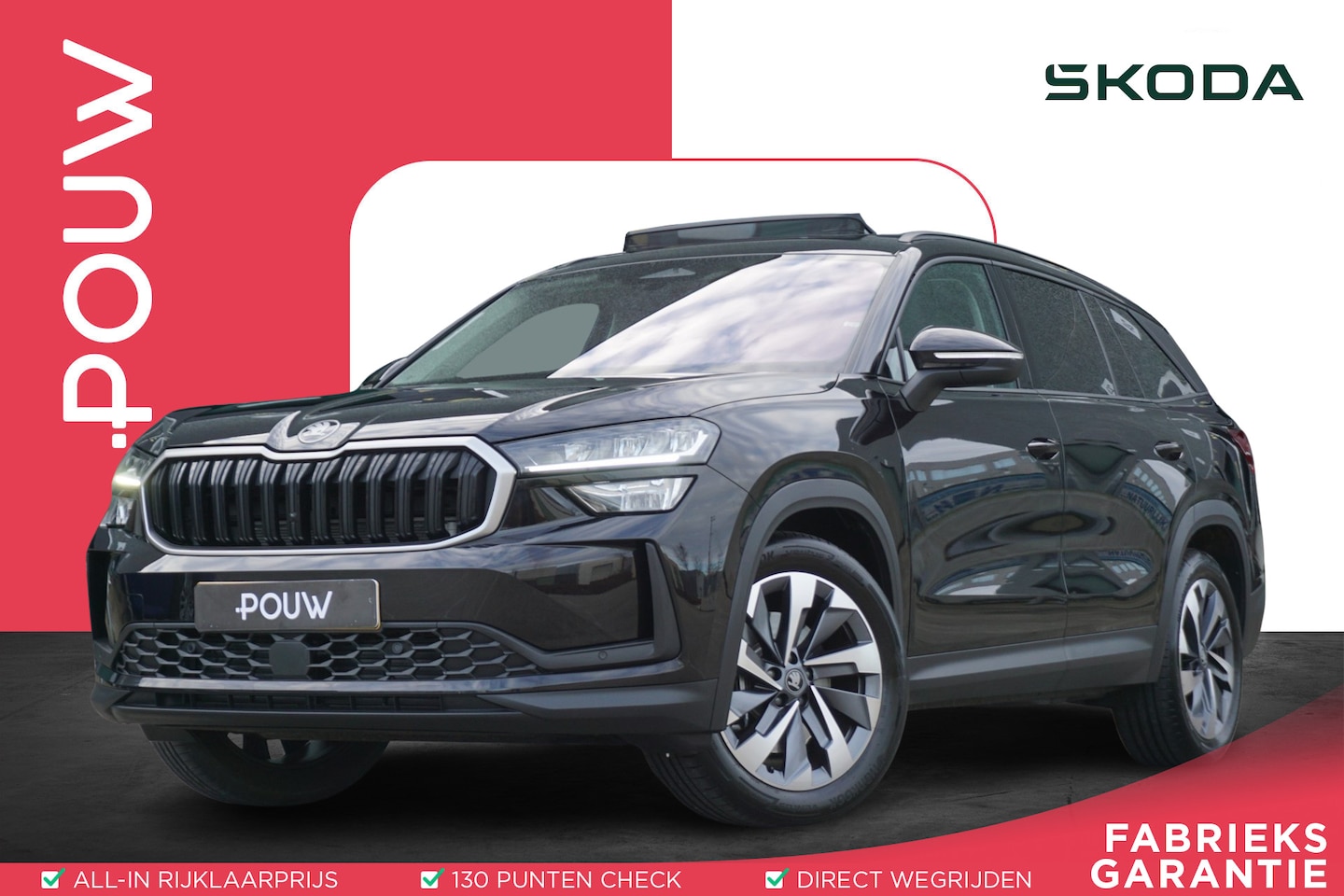 Skoda Kodiaq - 1.5 TSI 150pk DSG MHEV Business Edition 7p. | Trekhaak | Panoramadak | 7 Persoons | Stoel - AutoWereld.nl