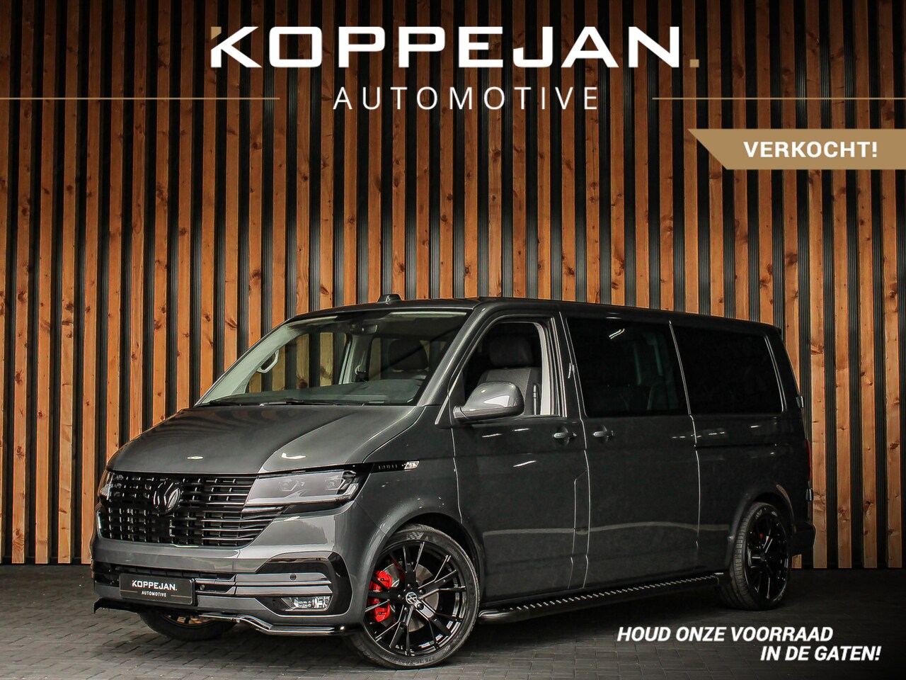 Volkswagen Transporter - 2.0 TDI 204PK DSG Bulli Dubbele Cabine | BPM VRIJ! | 2X SCHUIFDEUR MET SLUITHULP | ACC | S - AutoWereld.nl