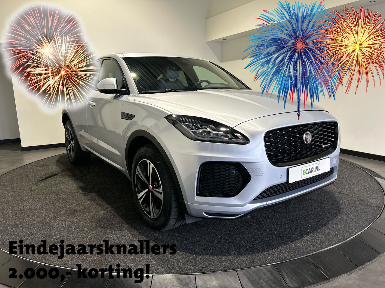 Jaguar E-Pace - 1.5 P300e AWD R-Dynamic HSE | Meridian sound | Elektrisch bediende achterklep | Interactiv - AutoWereld.nl